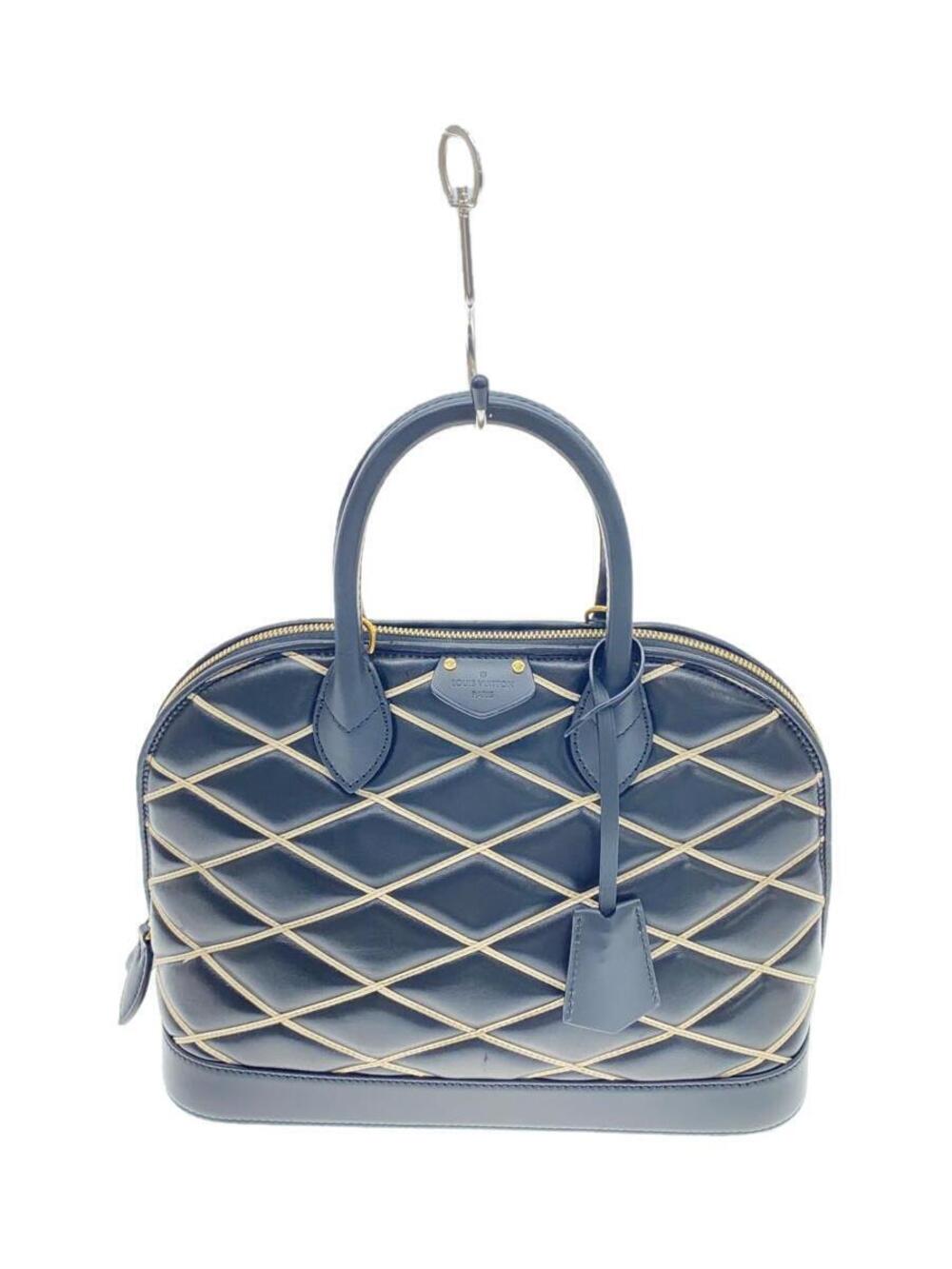 LOUIS VUITTON Alma Malletage Black Leather Black